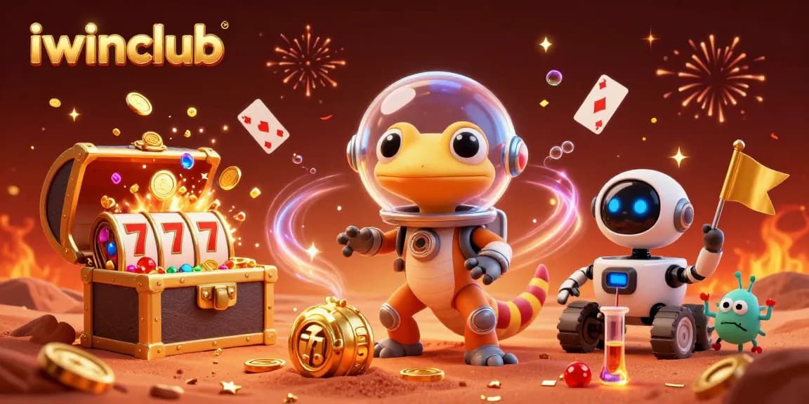 Win big with iwinclub at this vibrant casino scene packed with gold coins and excitement.