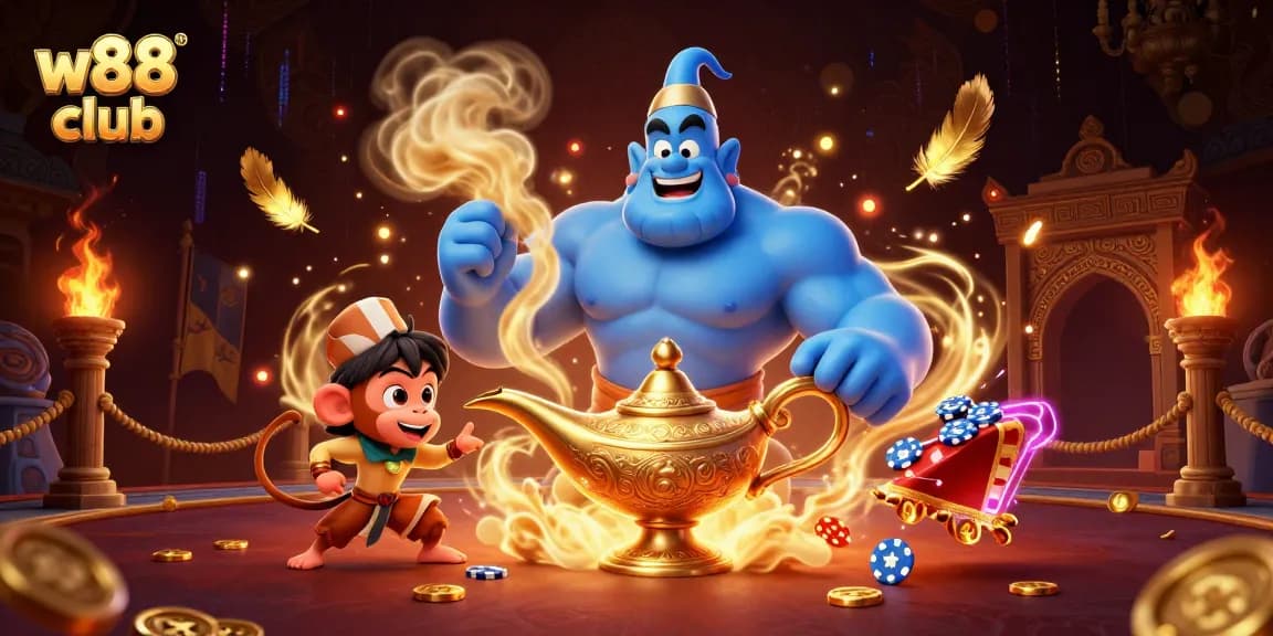 Chơi game tại w88 club với những phần thưởng bất ngờ trong không gian tươi sáng của casino