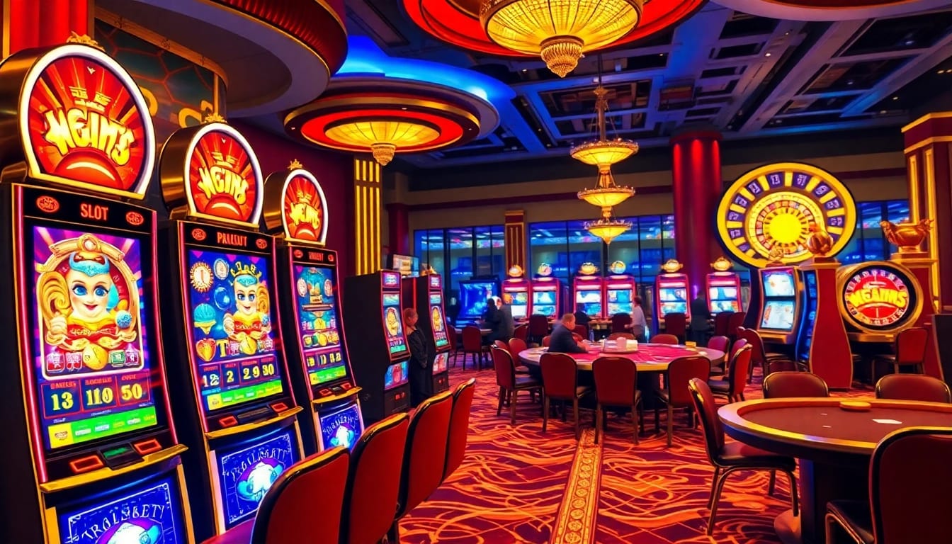 Experience the excitement of slot pragmatic play in a vibrant casino atmosphere.
