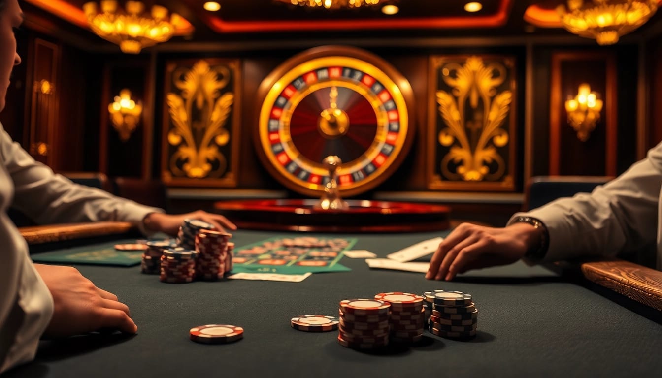 Découvrez l'excitation du casino en ligne France fiable à une table de poker de luxe avec un gameplay captivant.