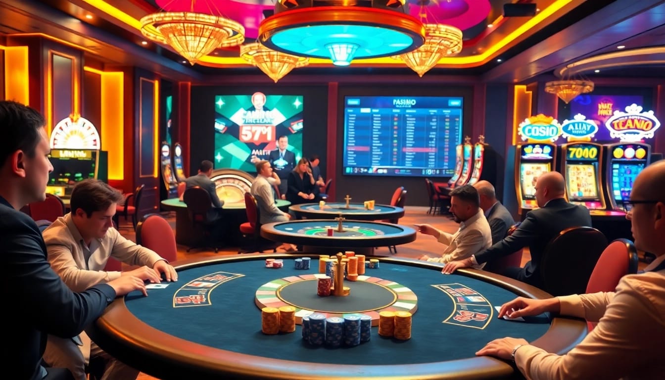 Vivez l'adrénaline du casino en ligne France fiable avec des tables colorées et des joueurs captivants.