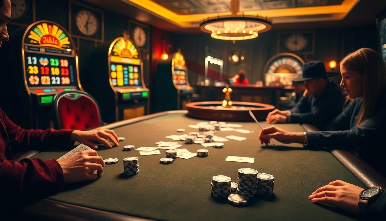 Découvrez des jeux palpitants dans un casino en ligne France fiable avec des tables de poker et des machines à sous scintillantes.