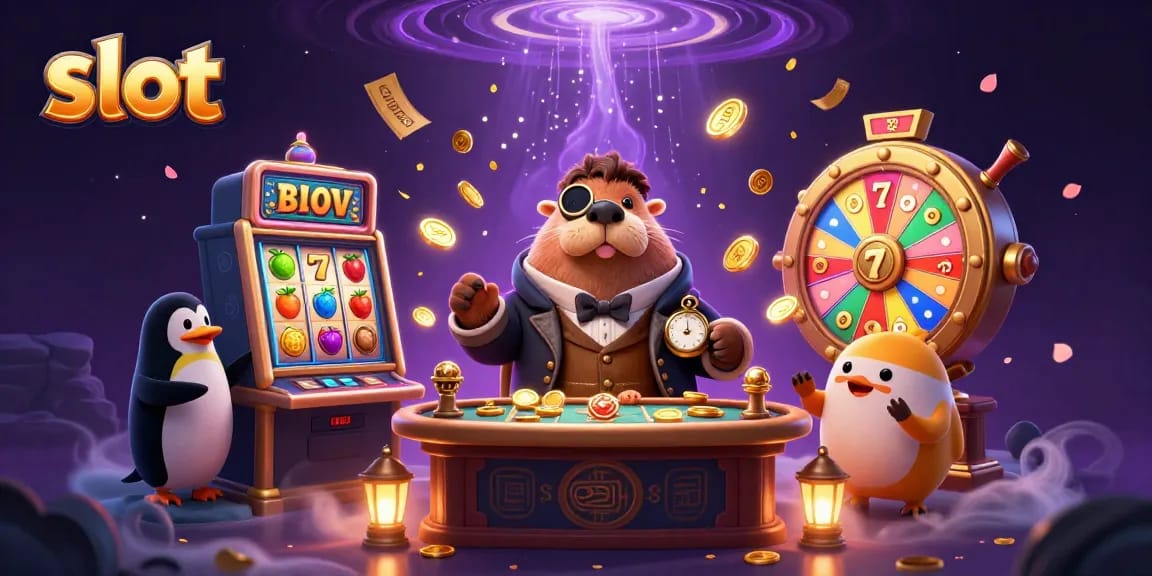 Menggali slot dengan kemenangan tinggi dalam ilustrasi permainan kasino digital yang meriah