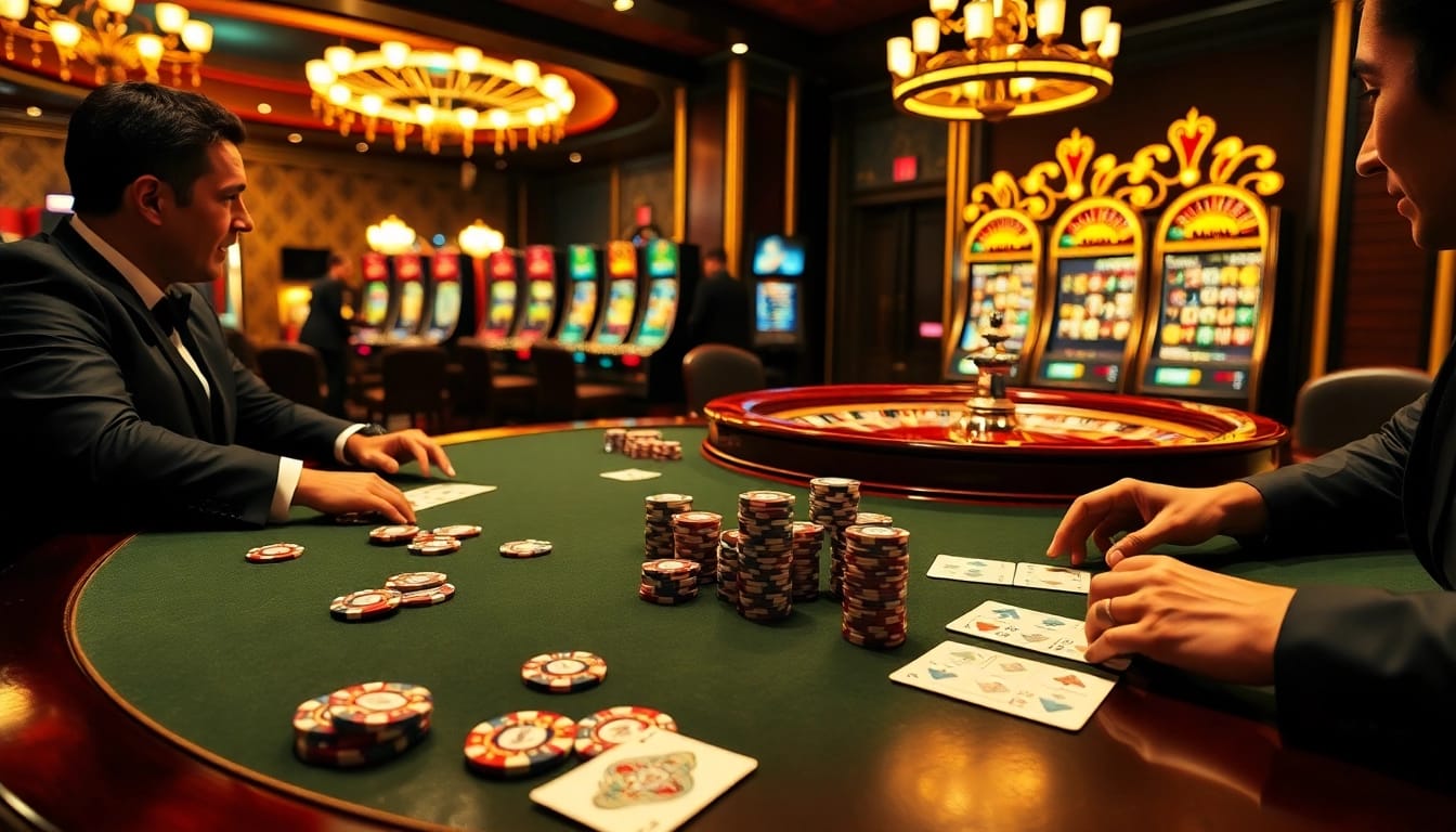Vivez l'excitation du casino en ligne france fiable avec un jeu de poker luxueux et une roulette vibrante.