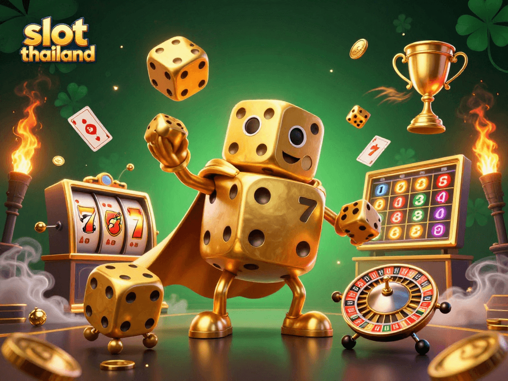 Engage with slot thailand action through a vibrant, dynamic 3D gambling scene.