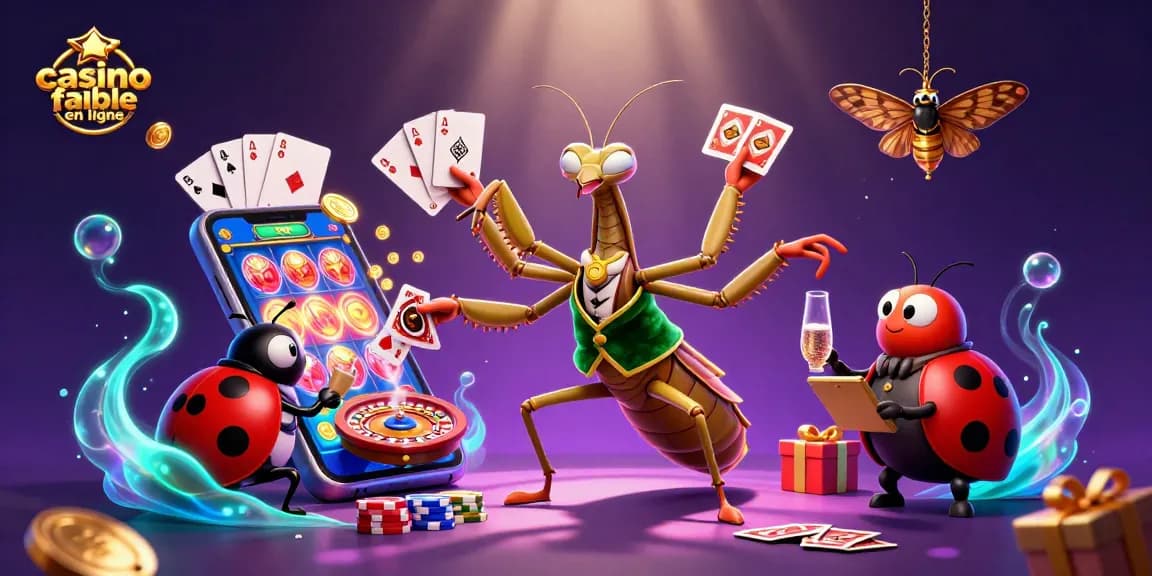 Plongez dans l'univers du casino fiable en ligne avec cette scène animée de preneurs de risque virtuels.