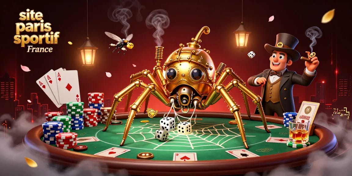 Pariez intelligemment sur le site paris sportif France avec cette illustration graphique de casino.