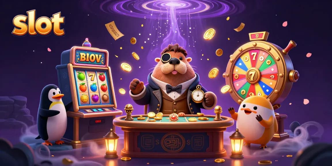 Menggali slot dengan kemenangan tinggi dalam ilustrasi permainan kasino digital yang meriah