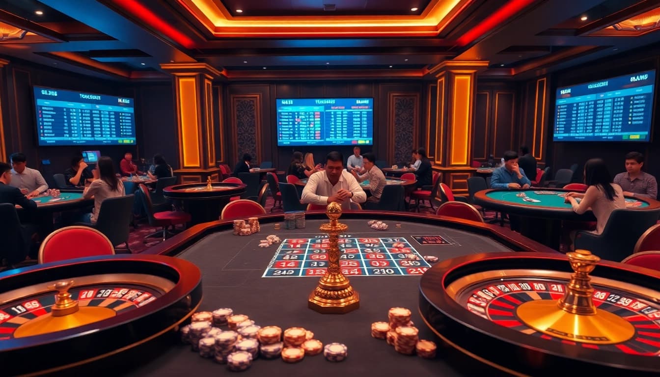 Rasakan aksi Togel Sumo yang mendebarkan di kasino kelas atas dengan meja yang penuh warna dan pemain yang antusias.