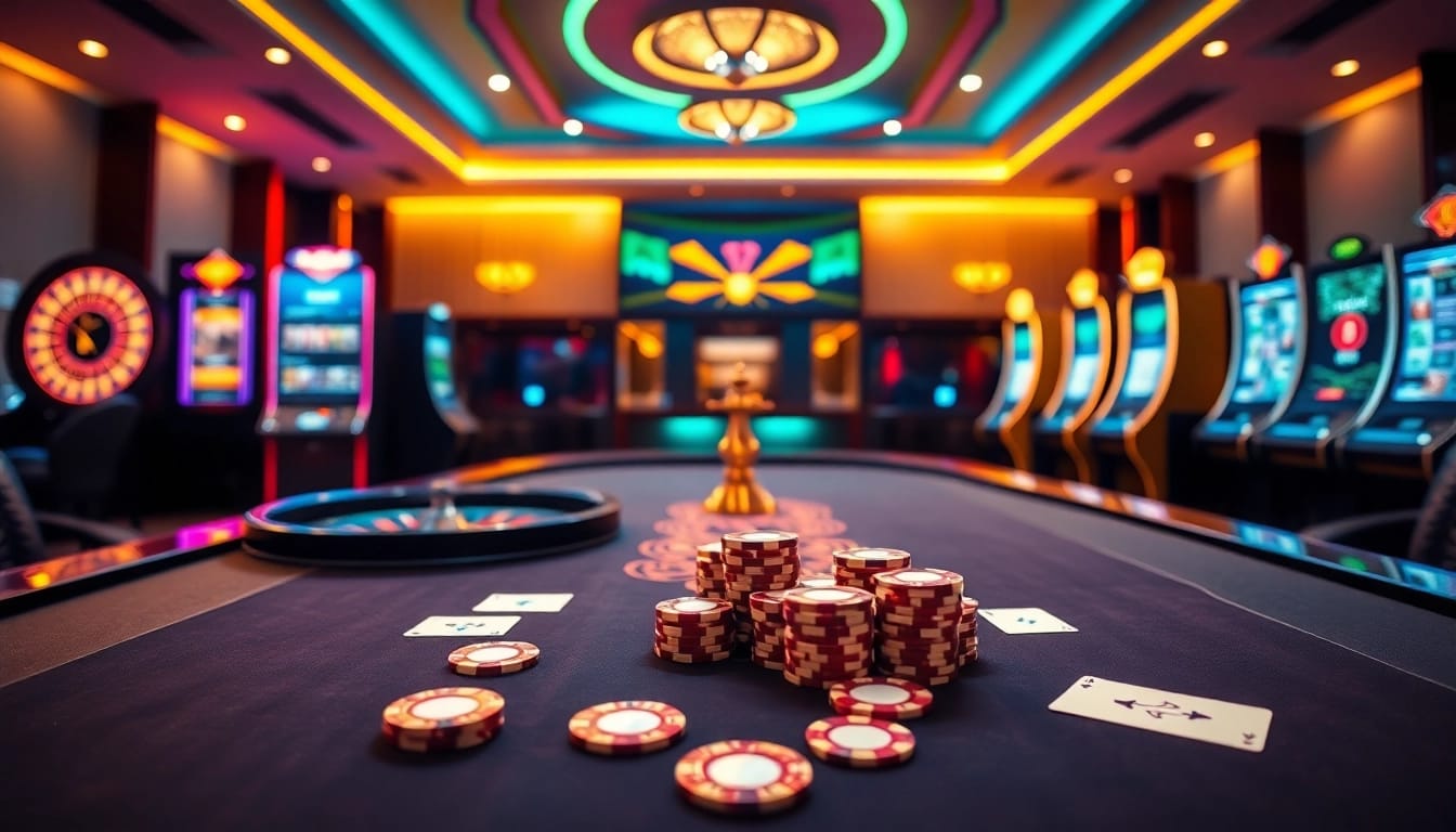 Vivez l'excitation et la confiance dans un casino en ligne fiable, avec des éléments de jeu de luxe.