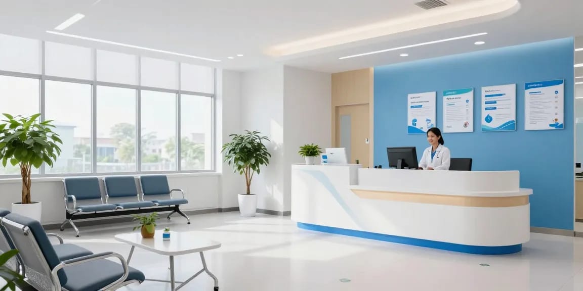 Explanation of Benefits (EOB) document in a healthcare setting, showcasing patient care and medical services.