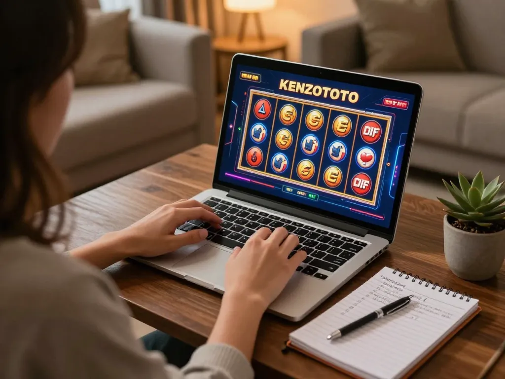Engaging in online gameplay with KENZOTOTO link slot gacor for thrilling gaming experience.