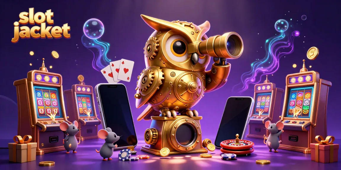 Experience the excitement of slot jackpot games with vibrant illustrations featuring dynamic casino elements.