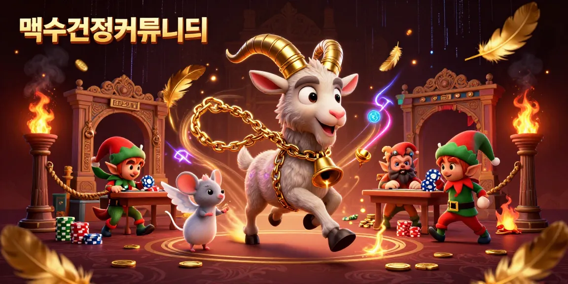 먹튀검증커뮤니티에서 재미있는 활동을 즐기는 메인 캐릭터들과 함께 동적인 장면을 만들어낸 일러스트입니다.