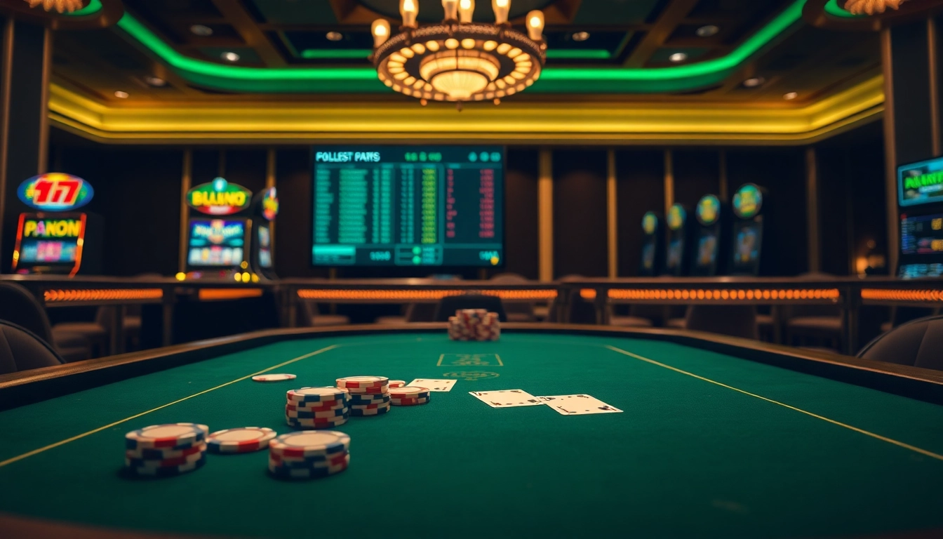 Experience the excitement of live gambling with the link PS99 at a luxurious casino table.