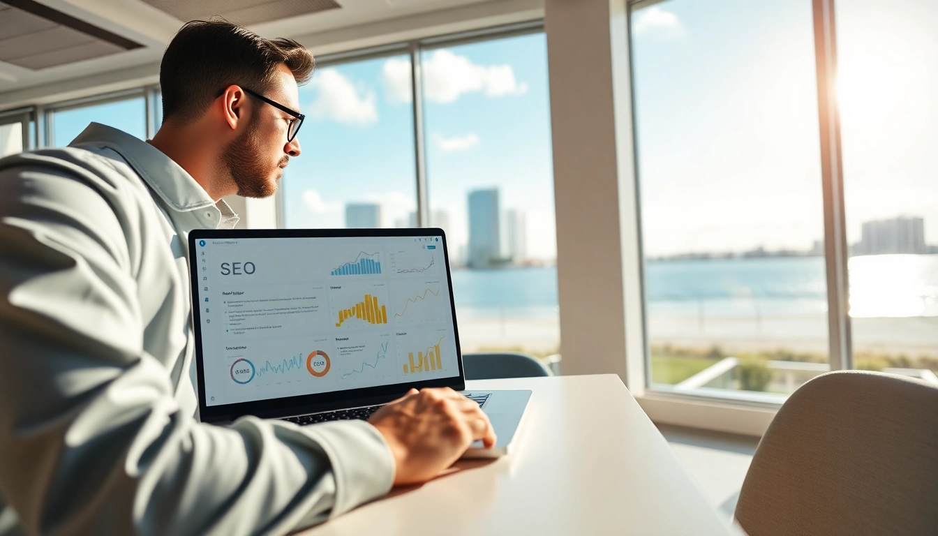 Boost your online visibility with Clearwater FL SEO strategies developed by an expert in a dynamic office.