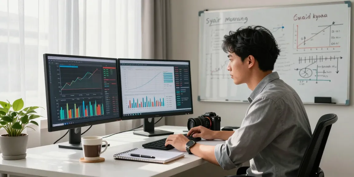 Analisis syair menang dengan pakar yang fokus pada data pola angka di ruang kerja yang terang.