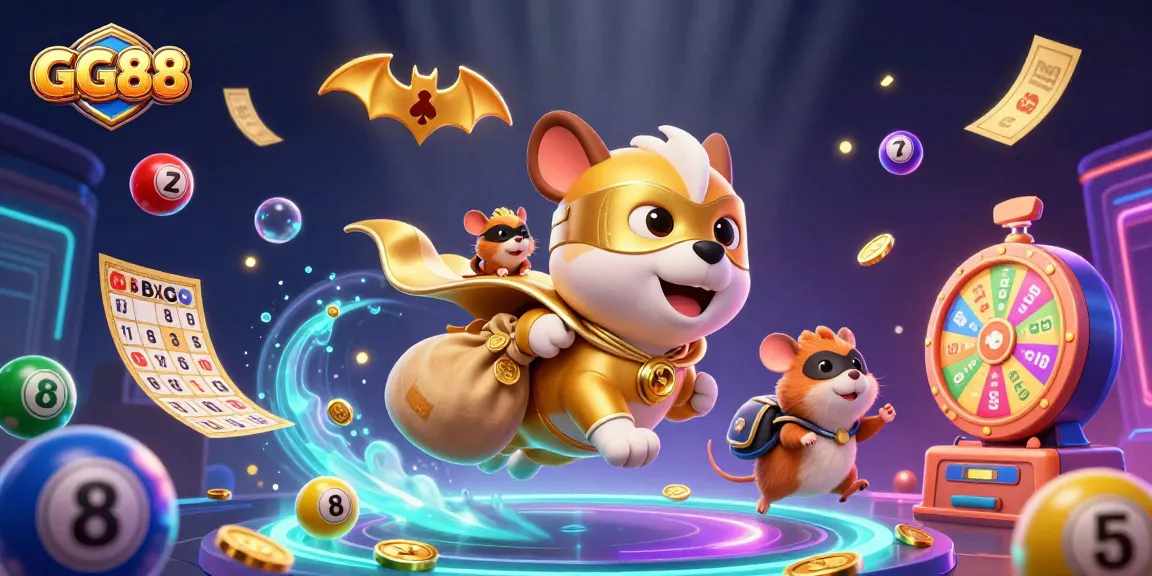 GG88 slots and games come alive with superhero charm and vibrancy amid an exciting casino atmosphere.