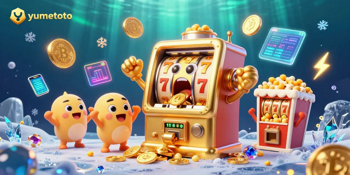 Yumetoto meningkatkan pengalaman bermain slot dengan mesin slot emas dan peluang jackpot yang berkilauan.