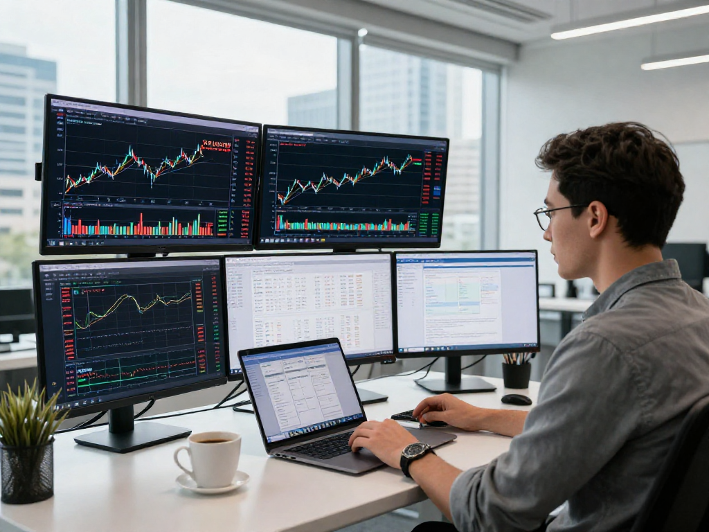 XAUUSD黄金行情接口实时数据分析的专业交易环境，开发者聚焦于多屏监控与经济日历。
