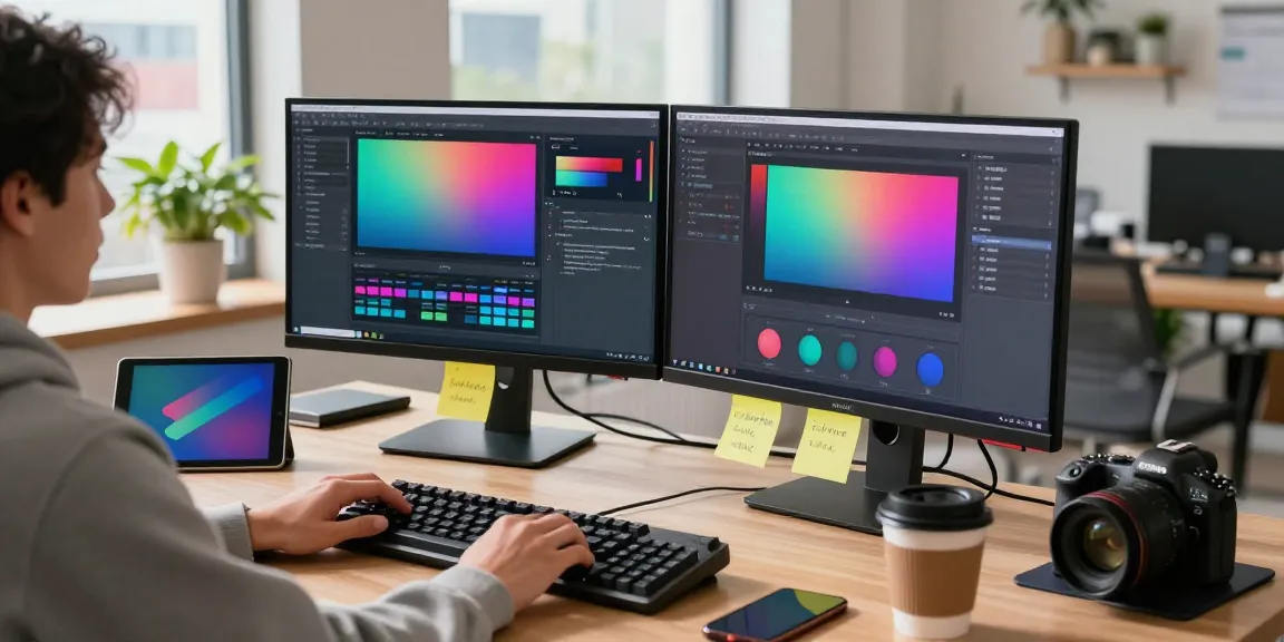 Efficiency in action with a screenshot tool interface demonstrated in a modern tech workspace.