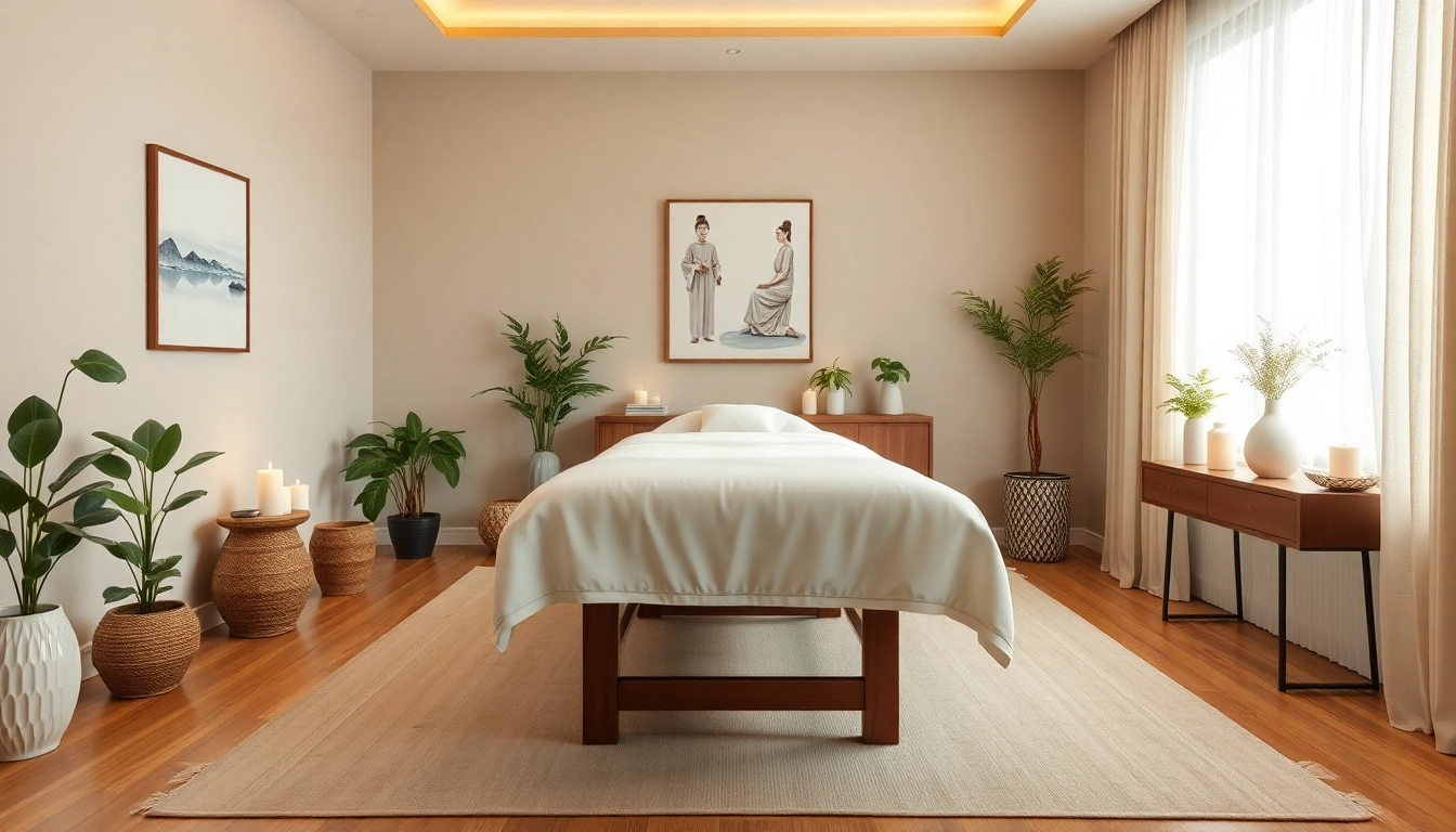 Inviting massage room for 서울출장마사지 featuring calming decor.