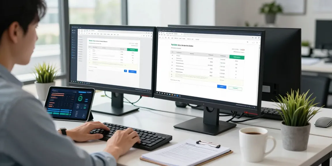 Detect fake invoice easily in a modern office setting with advanced AI technology.