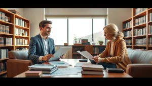 Engaging estate planning San Antonio consultation with a financial advisor, showcasing professionalism and trust.