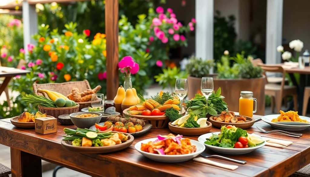 Enjoying delicious dishes at Farm-to-table restaurants Cabo, highlighting fresh local ingredients.