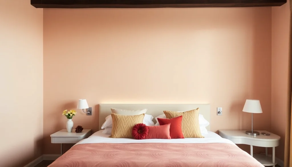 Cuscini per letto decorativi disposti su un letto matrimoniale, scelti per comfort e stile.