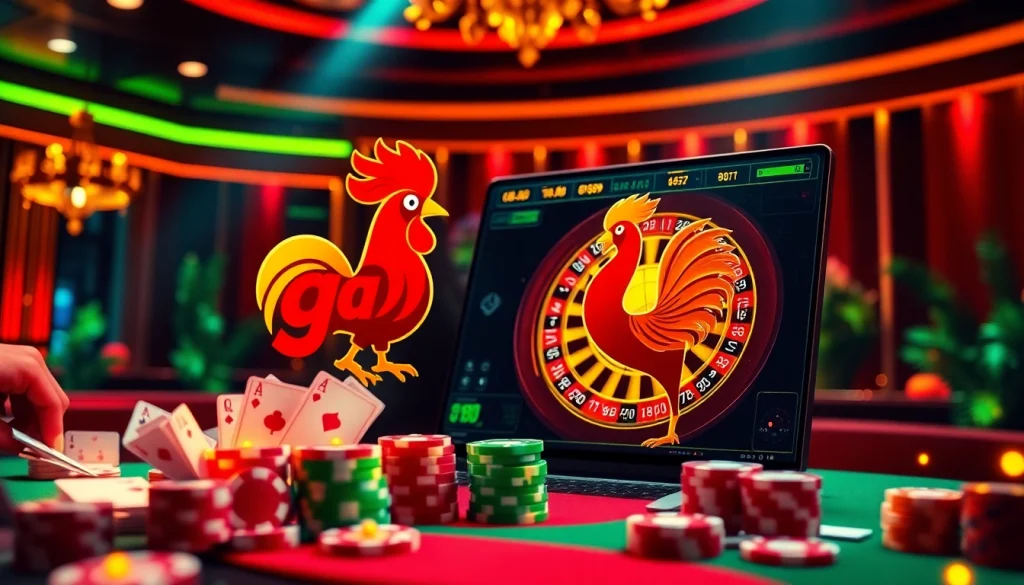 Experience exciting gaming with gà 6789 featuring vibrant betting visuals and luxurious casino atmosphere.
