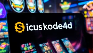 Situs kode4d showcasing vibrant slot games and a user-friendly interface.