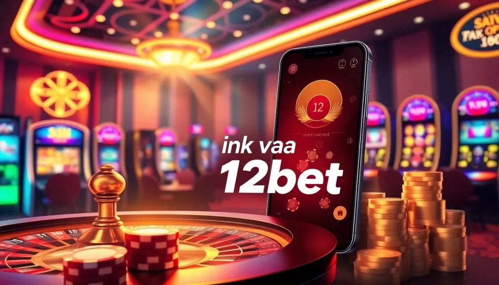 Experience 12bet excitement with our vibrant interface showcasing ink vao 12bet and thrilling casino games.