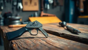 Explore the wot trigger price with a close-up view of a detailed trigger design.