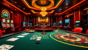 Experience thrilling gameplay at BK8 เว็บตรง with elegant casino elements and vibrant table action.