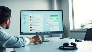在现代桌面设备上使用 WhatsApp Web 实现无缝沟通。
