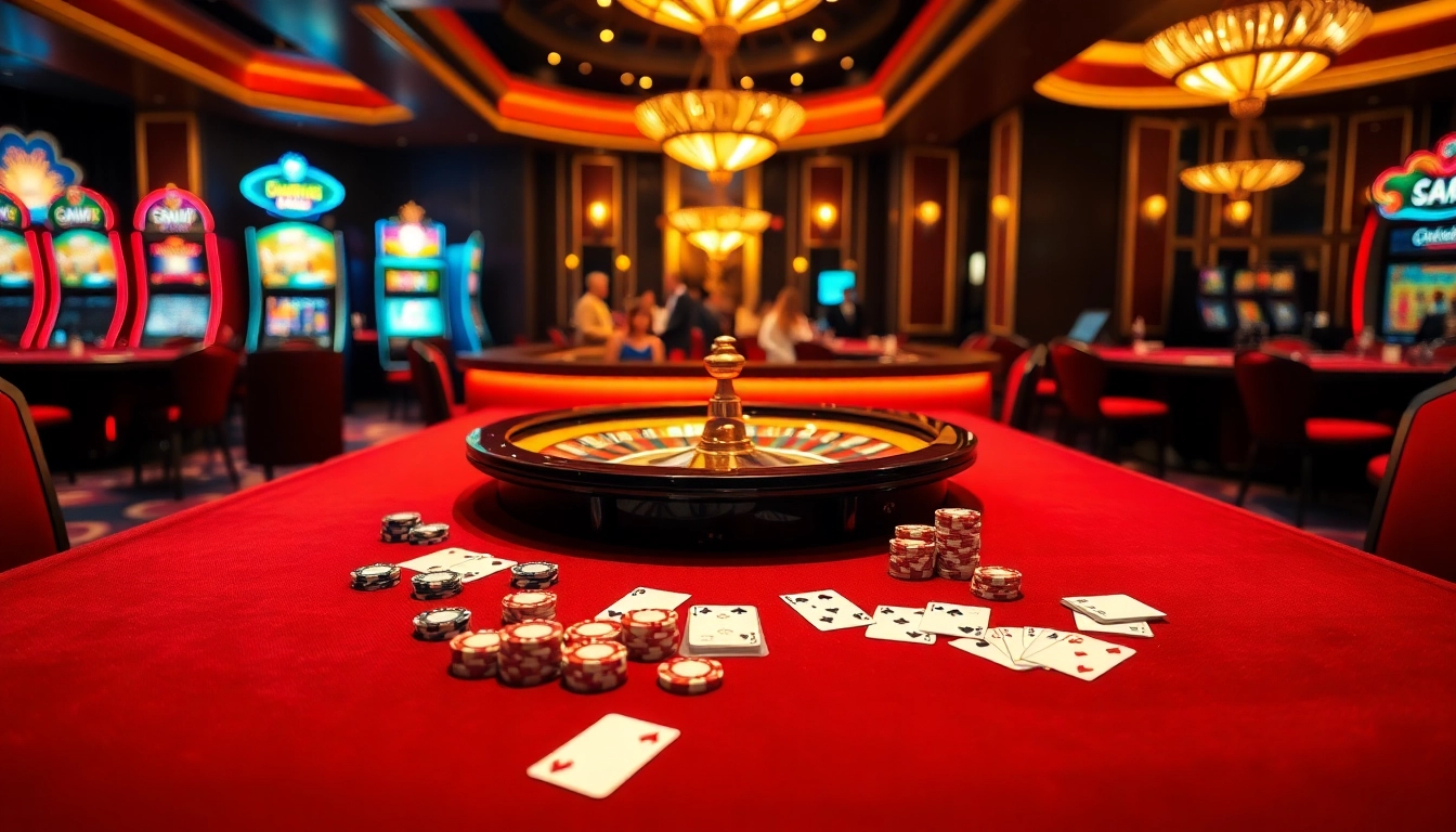 Experience the thrill of gaming at XX 88 casino with luxurious tables and vibrant atmosphere.