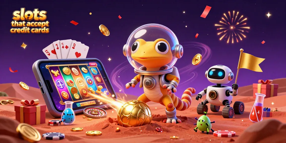 Experience thrilling slots that accept credit cards with upbeat casino action and lively celebration elements.