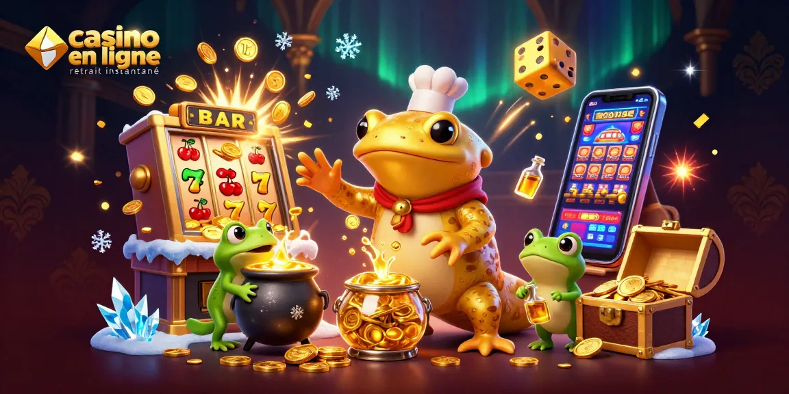 Jouez au casino en ligne retrait instantané avec un alchimiste et un dragon au sein d'une scène de casino riche en éléments d'argent et de jeux d'argent.