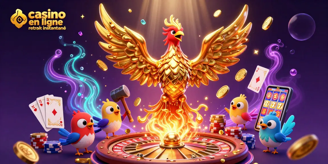 Découvrez un monde de gains avec casino en ligne retrait instantané, illustrant une expérience immersive de gains rapides.